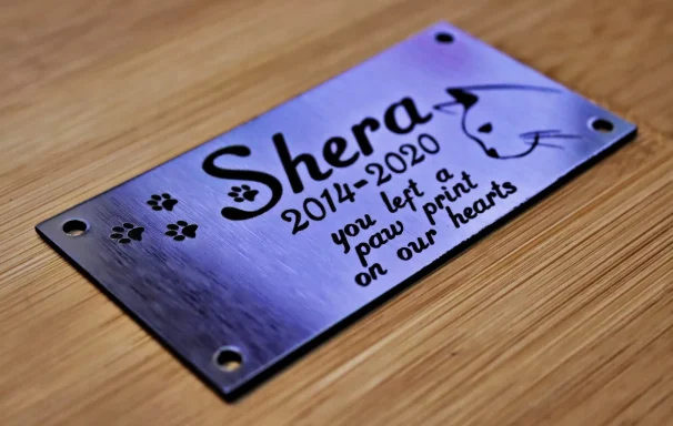 Engraved Sign, Memorial Plaque