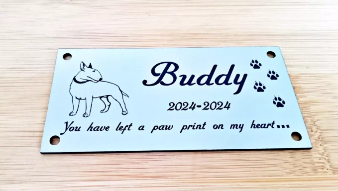 Engraved Sign, Memorial Plaque