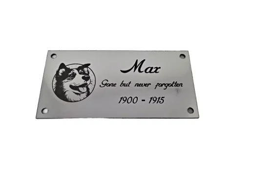 Engraved Sign, Memorial Plaque